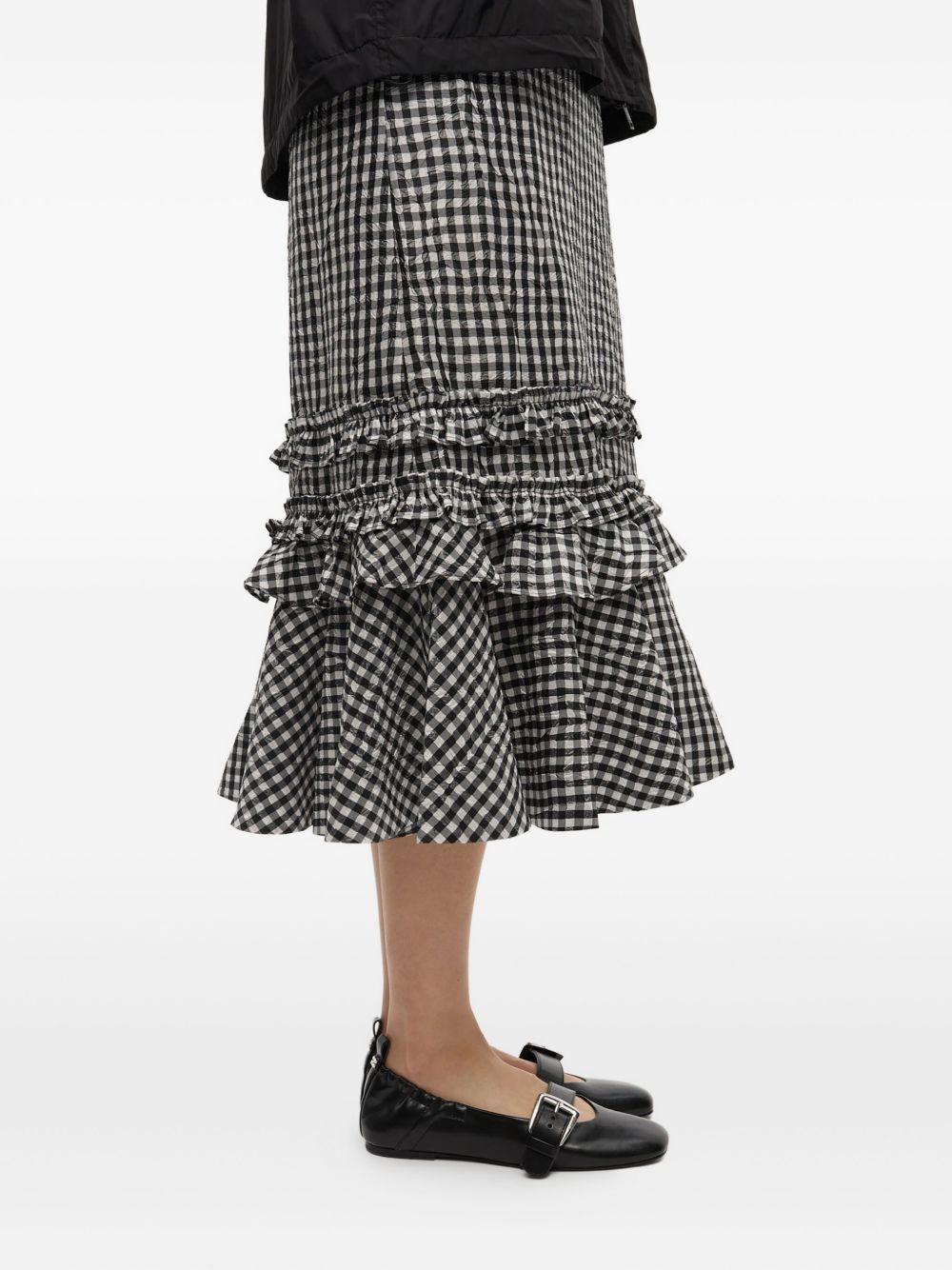 GANNI Ballerine nere con cinturino con fibbia