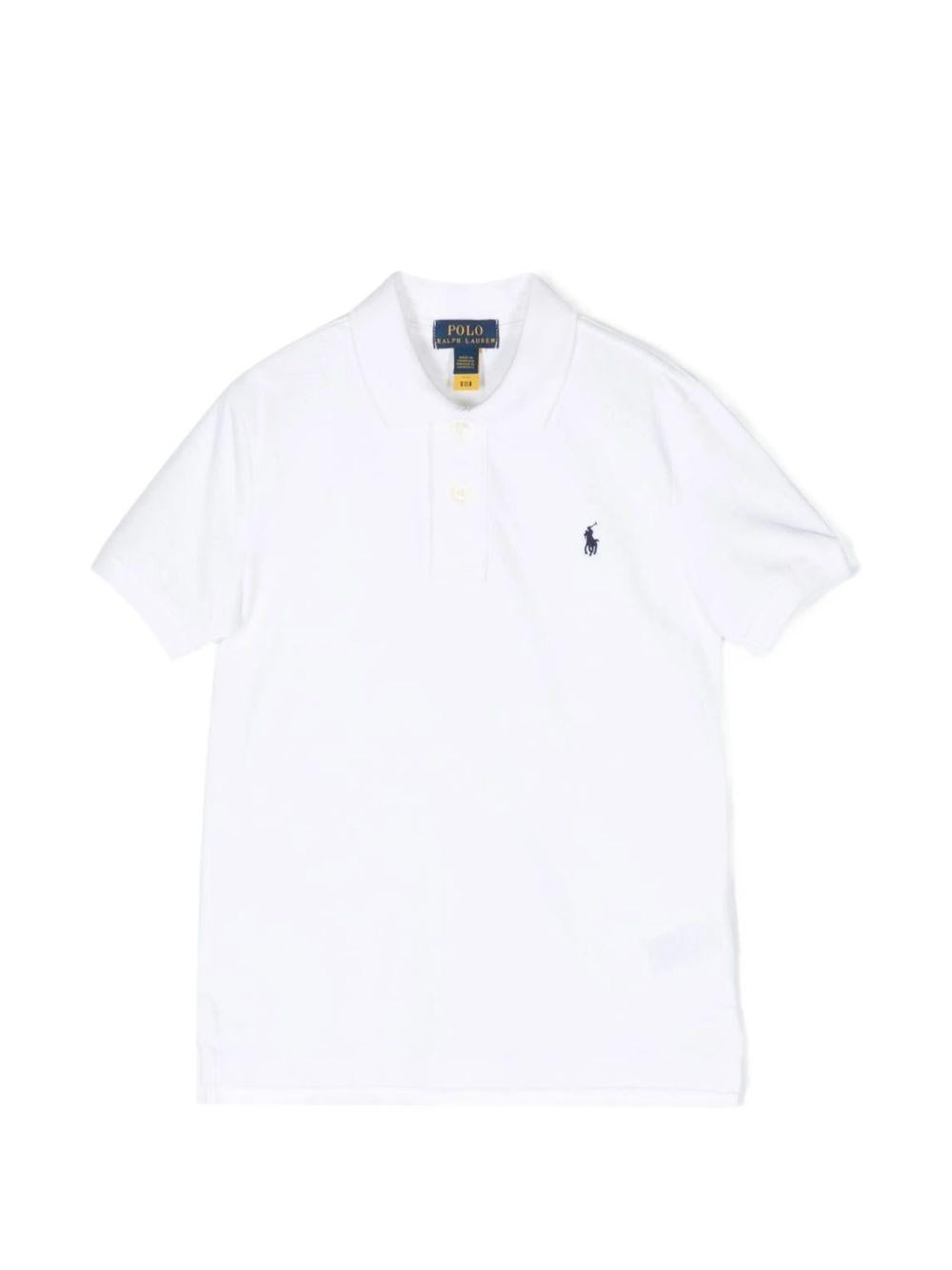 POLO RALPH LAUREN Maglietta polo bianca con logo