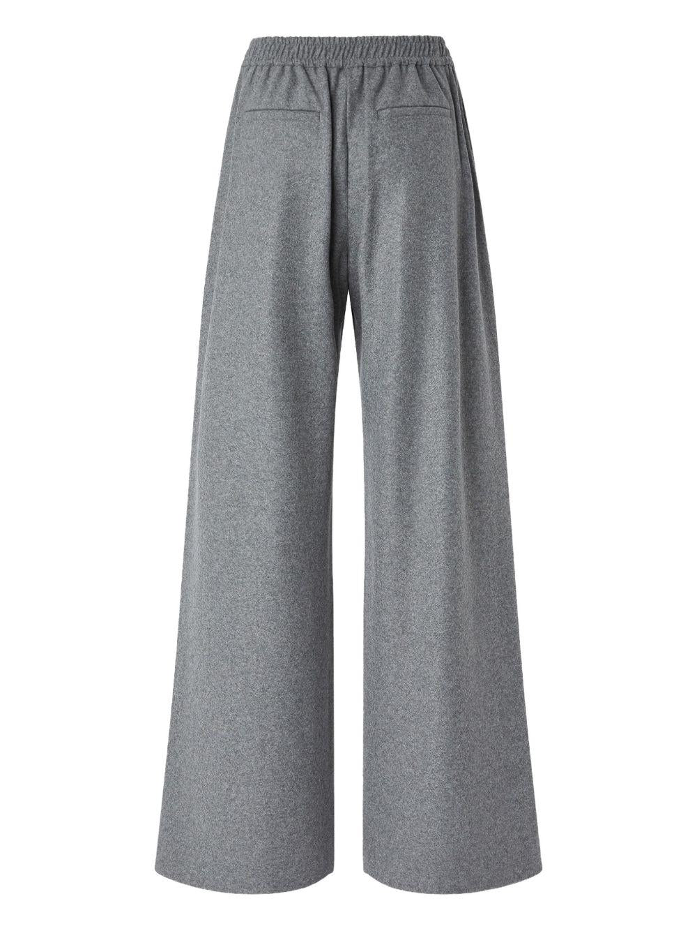 PINKO Pantaloni Ramona in misto lana grigio