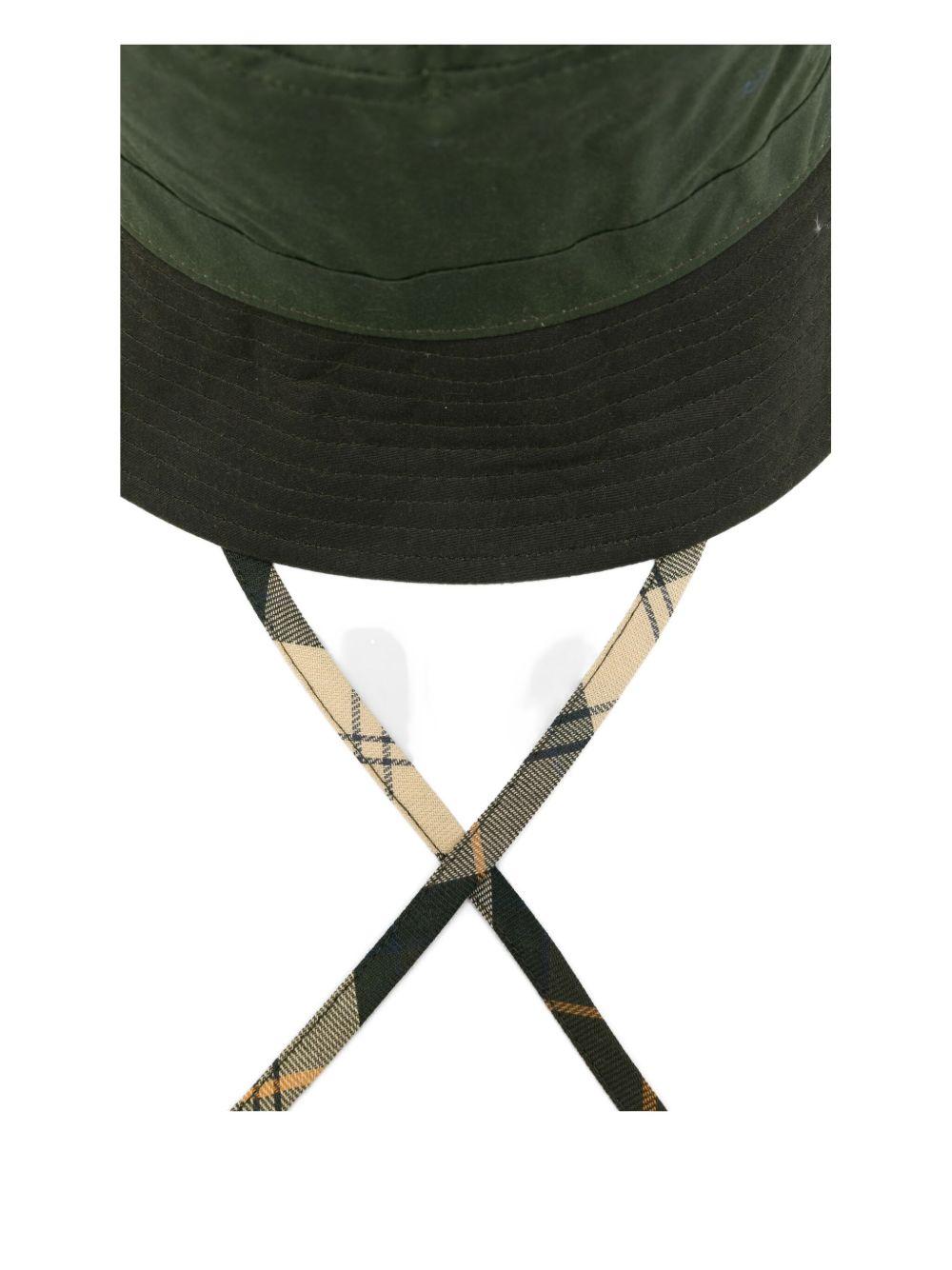 BARBOUR Cappello a pescatore in cotone verde