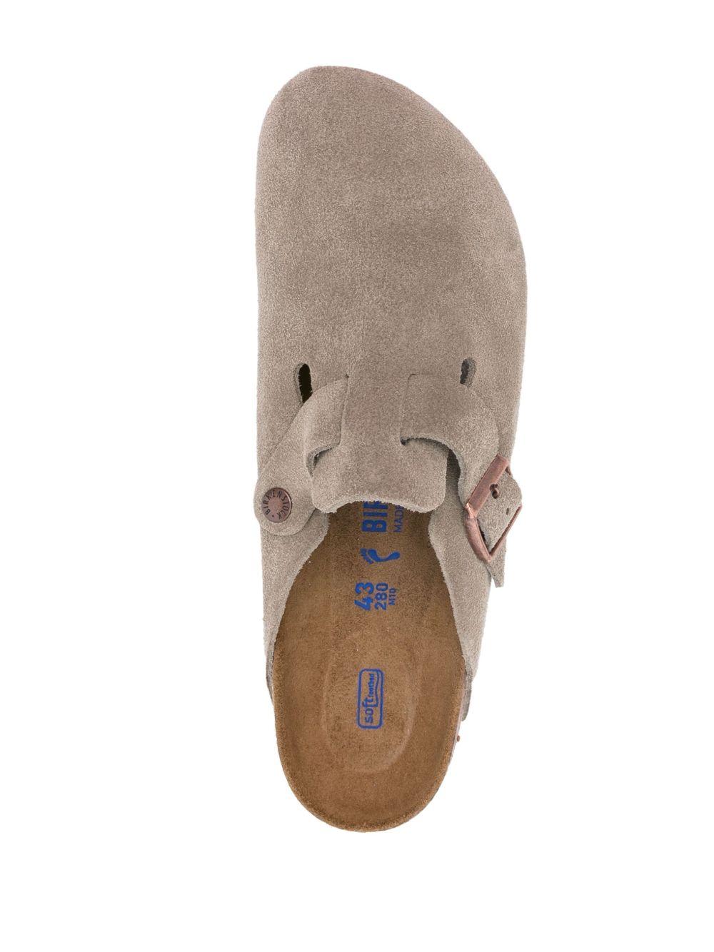 BIRKENSTOCK Sabot 'Boston' in pelle beige