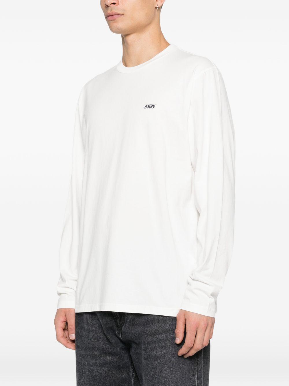 AUTRY T-shirt a maniche lunghe con logo