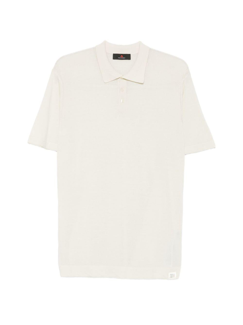 PEUTEREY Polo Malaga in cotone color panna