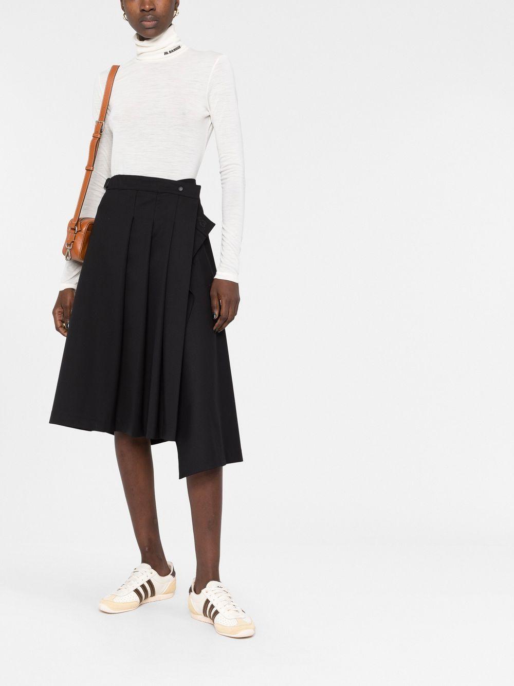 JIL SANDER Maglia a collo alto bianca