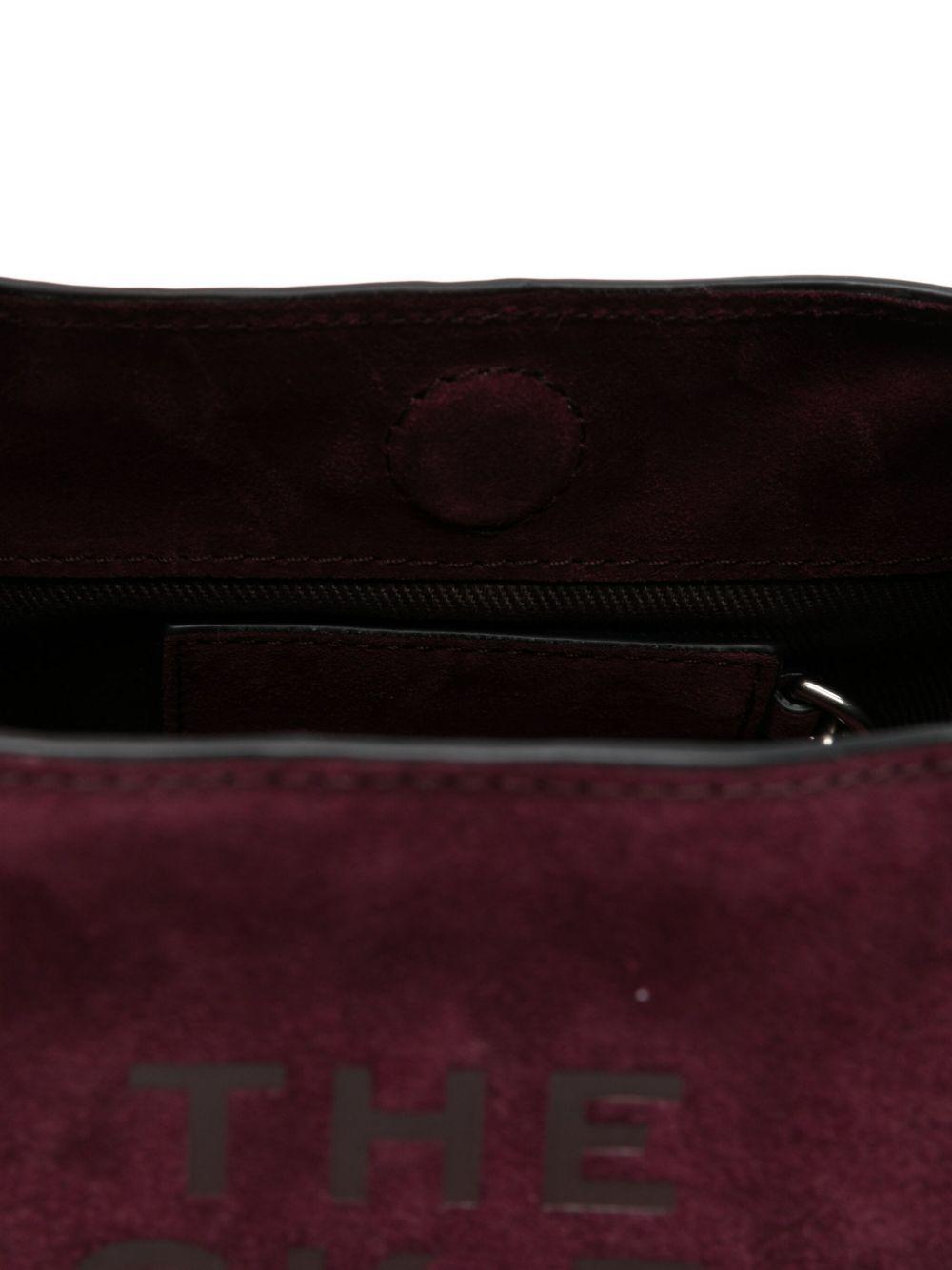 MARC JACOBS Borsa 'Mini Sack bag' in camoscio bordeaux