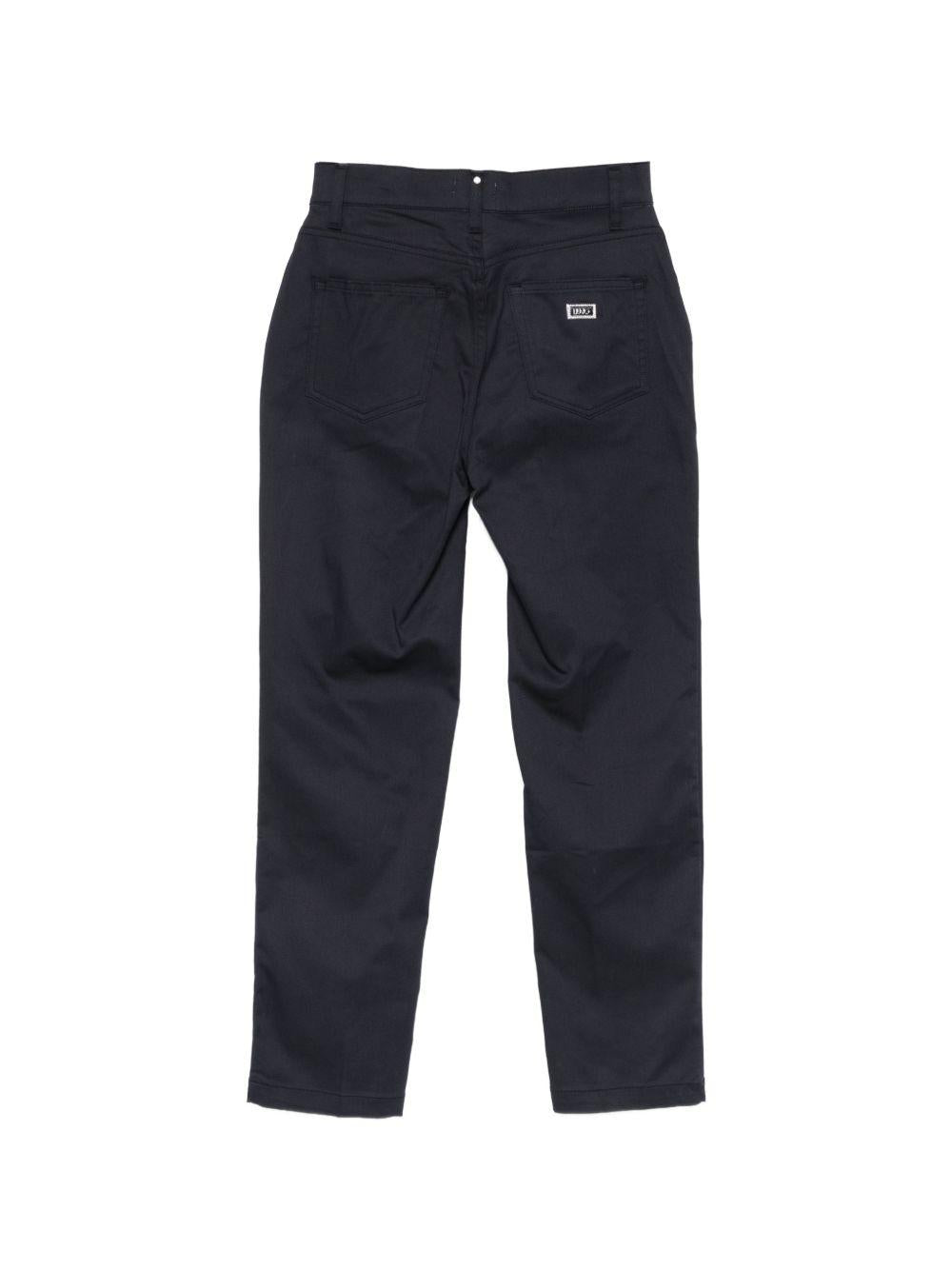 LIUJO Pantaloni blu a gamba dritta