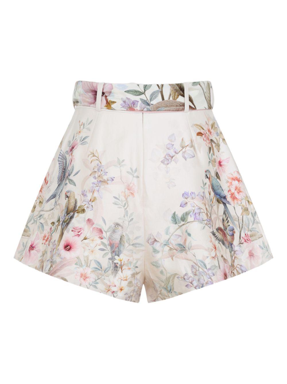 ZIMMERMANN Short con fantasia floreale
