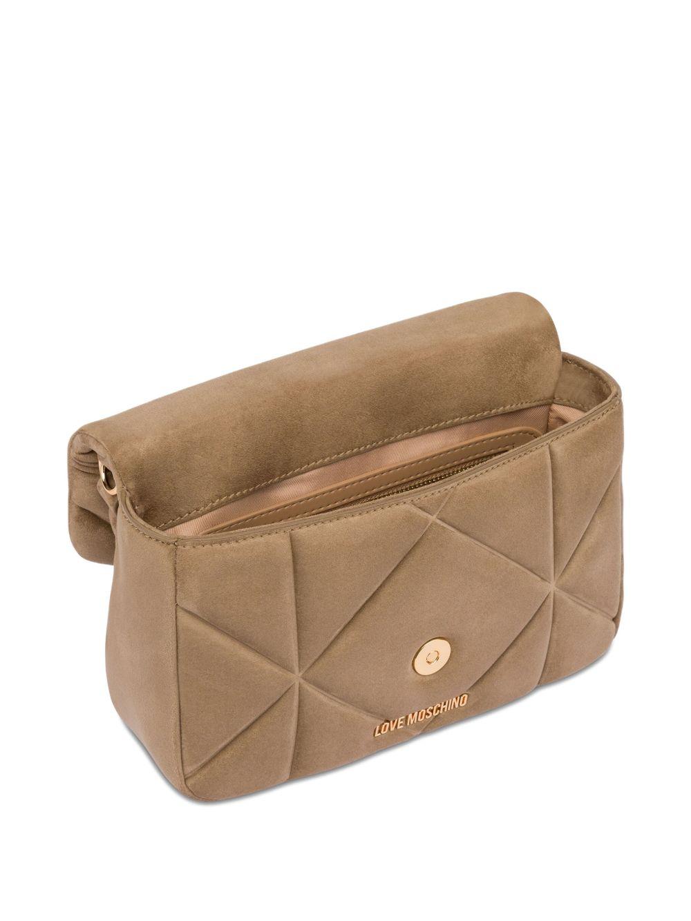 LOVE MOSCHINO Borsa a mano beige matelassé