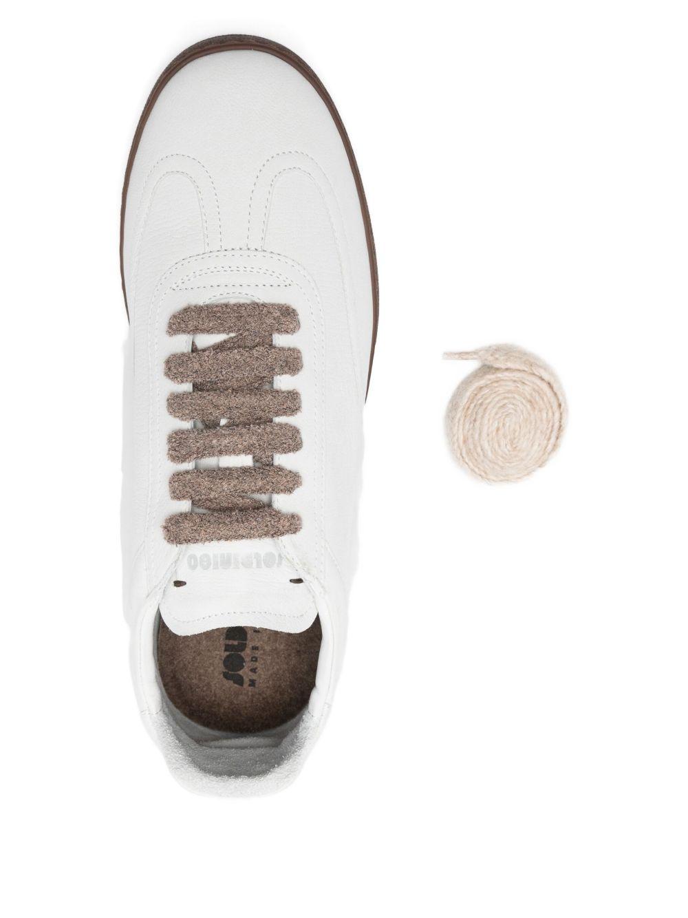 SOLDINI 80 Sneakers 'Nabuk' bianche