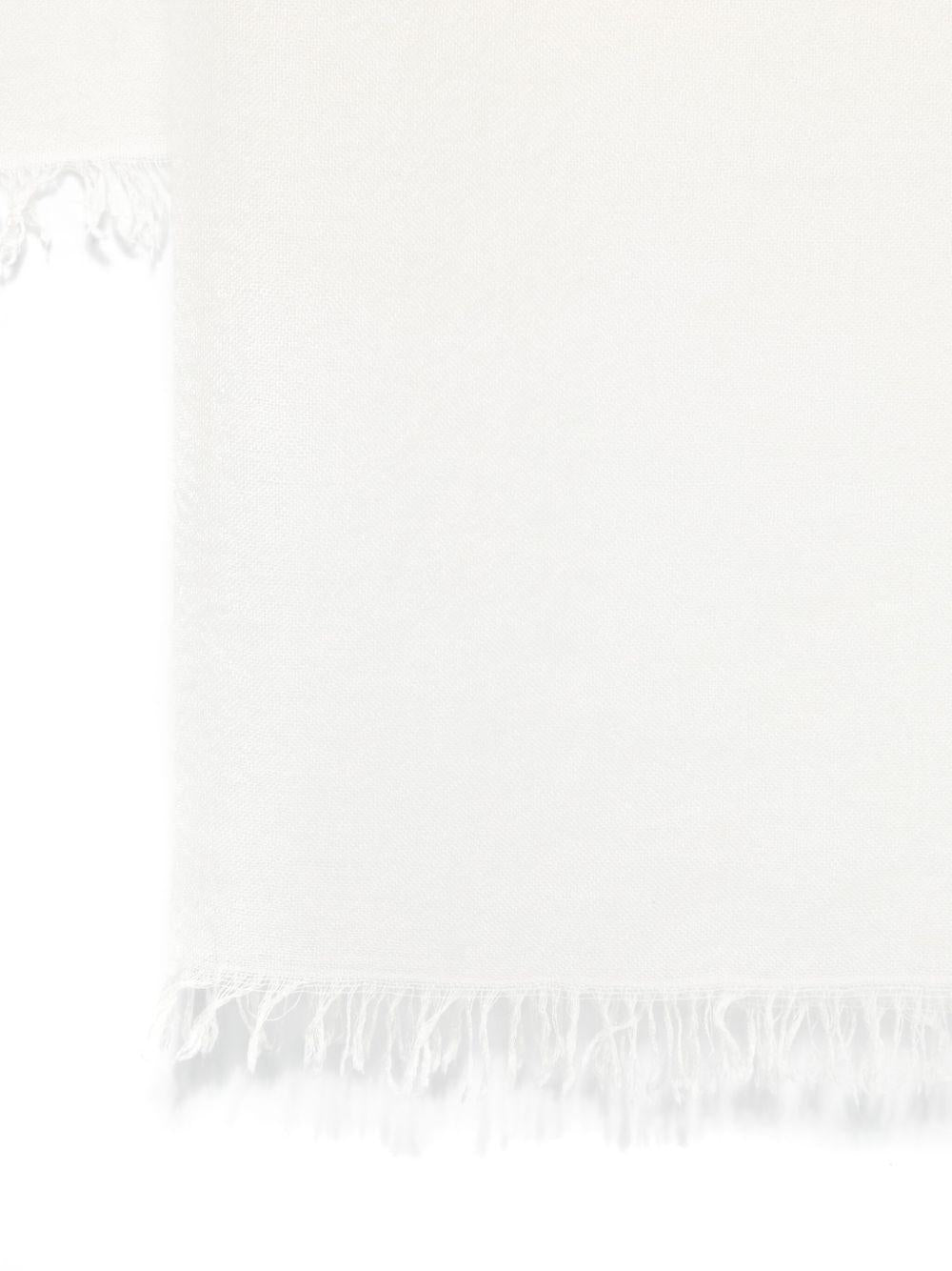 FALIERO SARTI Sciarpa Dianetta in cashmere e seta bianca