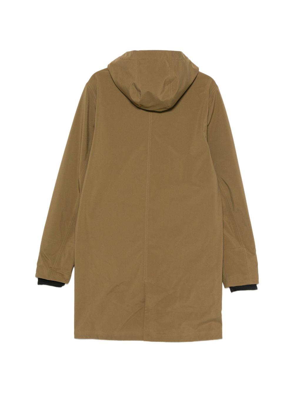 K WAY Parka lungo Thomas Bonded da uomo impermeabile con cappuccio