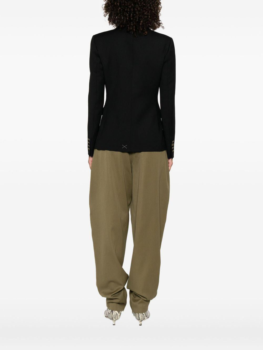 DONDUP Blazer doppiopetto nero