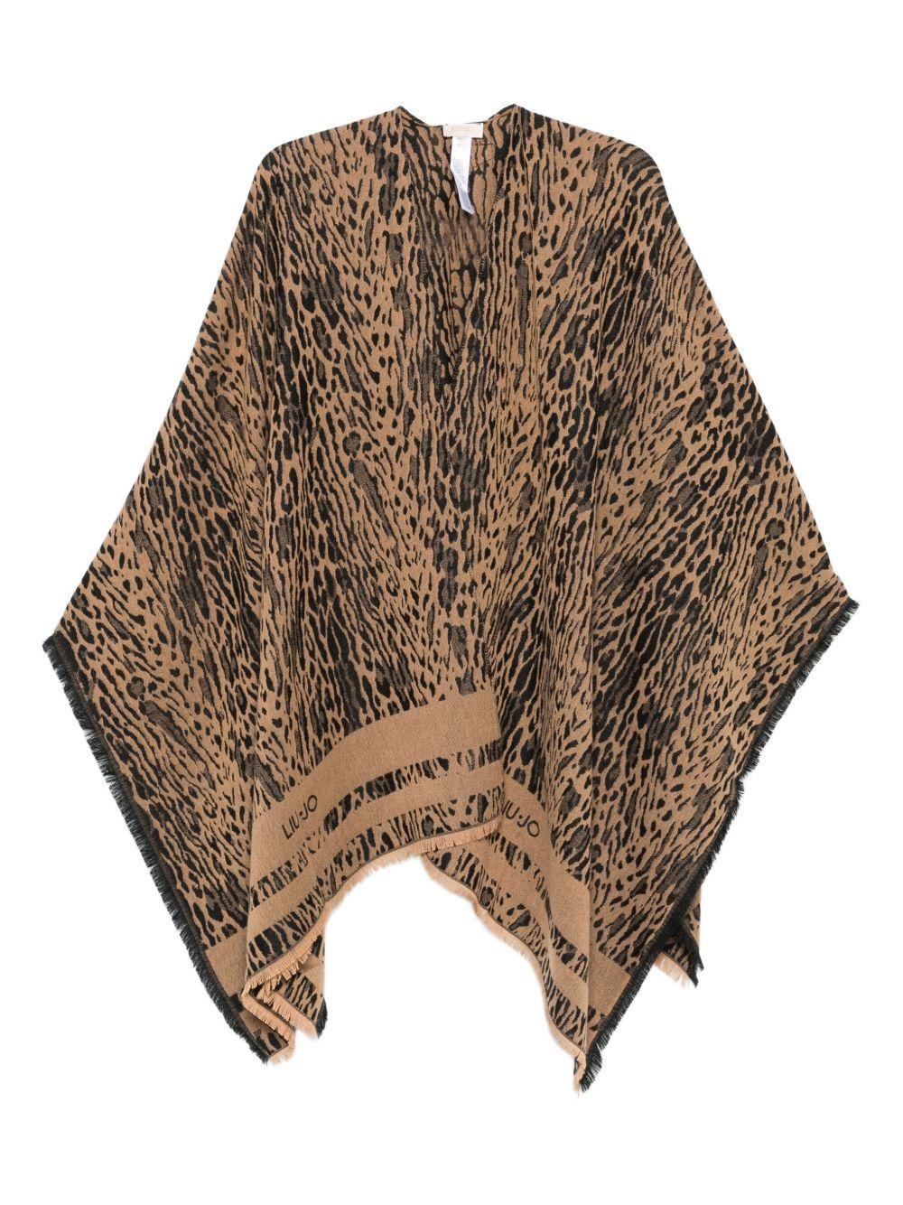 LIUJO Poncho animalier