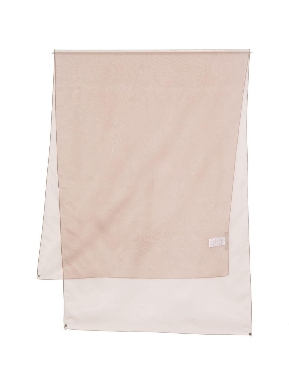 D EXTERIOR Sciarpa foulard rosa trasparente