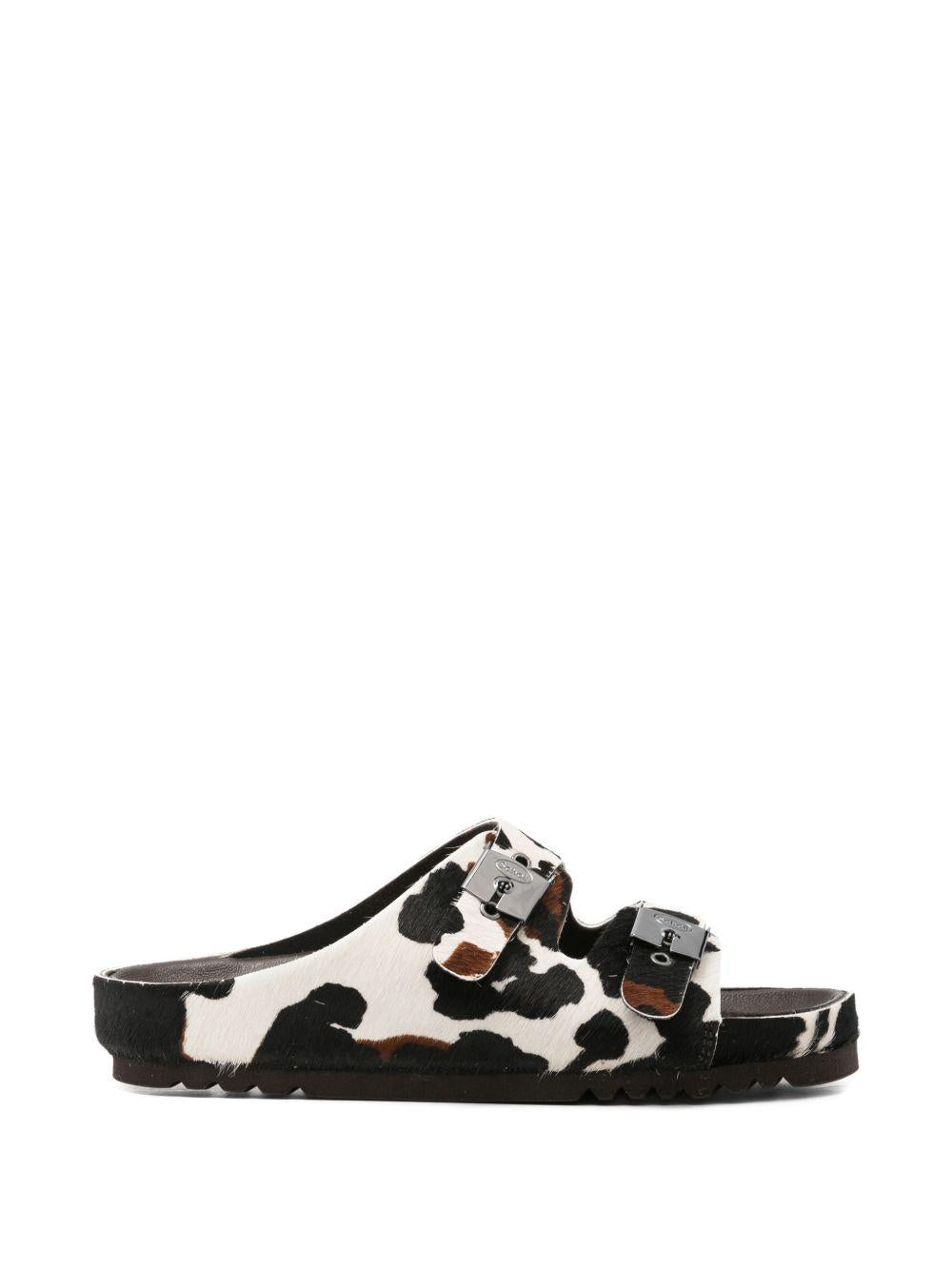 SCHOLL Ciabatte Kim Cow con doppia fibbia