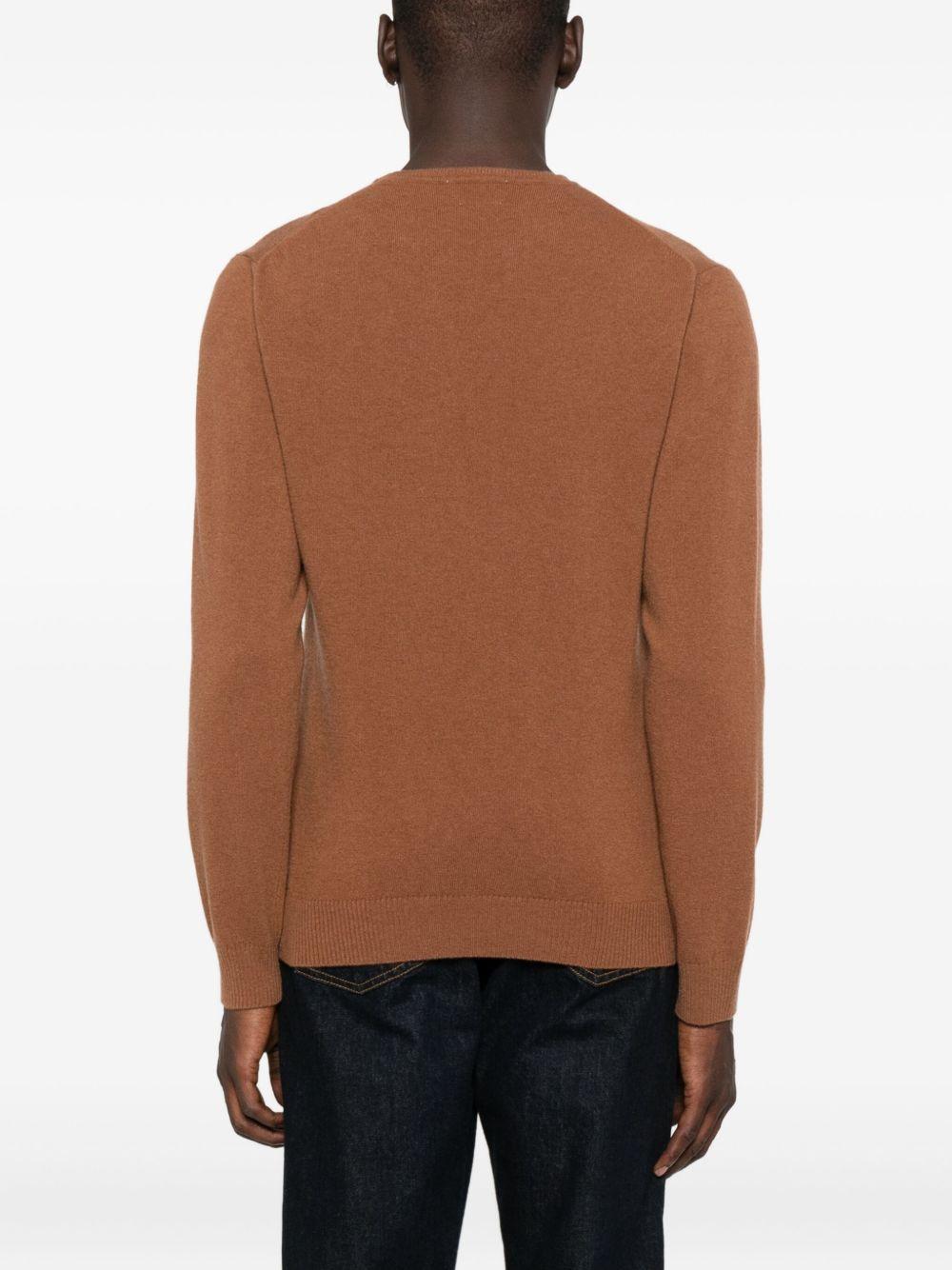 DANIELE FIESOLI Maglia marrone girocollo