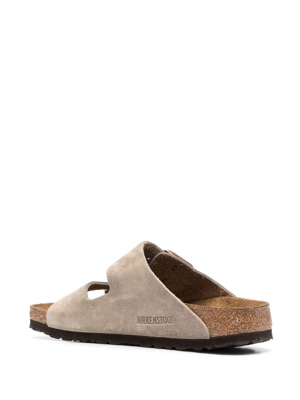 BIRKENSTOCK Ciabatte 'Arizona' in camoscio grigio chiaro