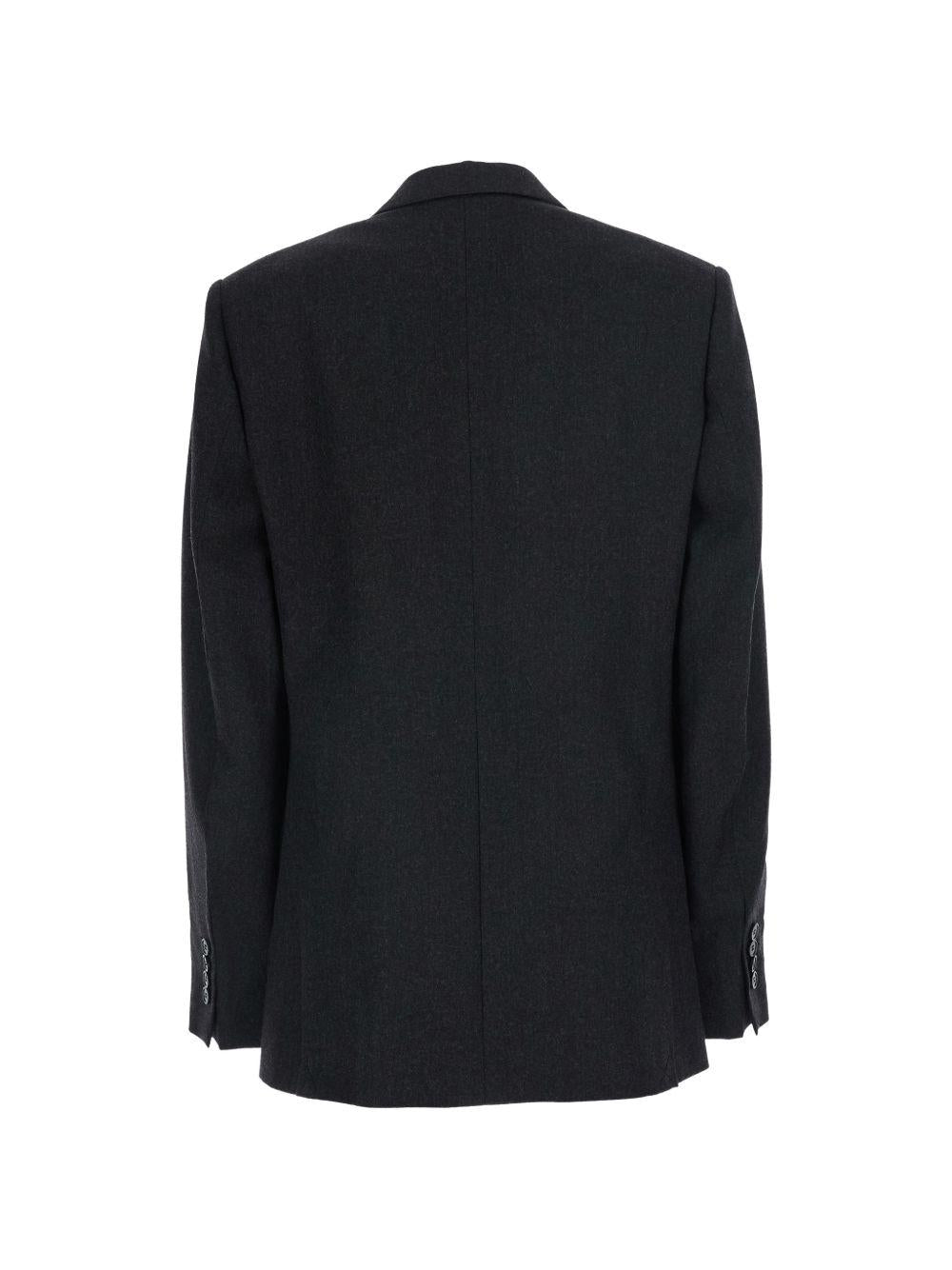 VICTORIA BECKHAM Blazer doppiopetto in lana con rever a lancia