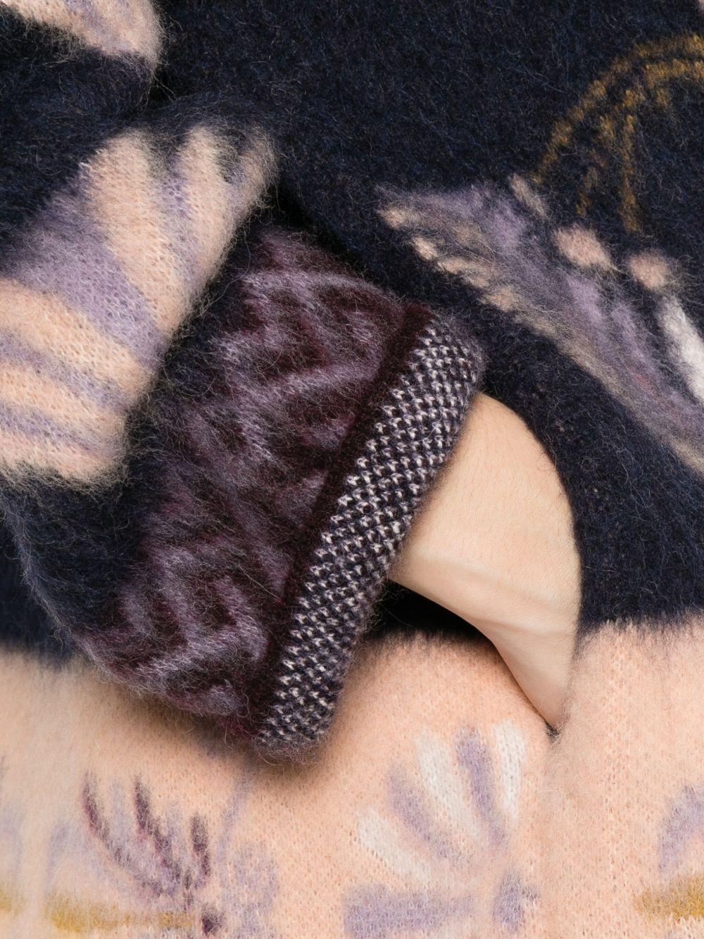 FORTE FORTE Cardigan 'My Knit' con motivo floreale