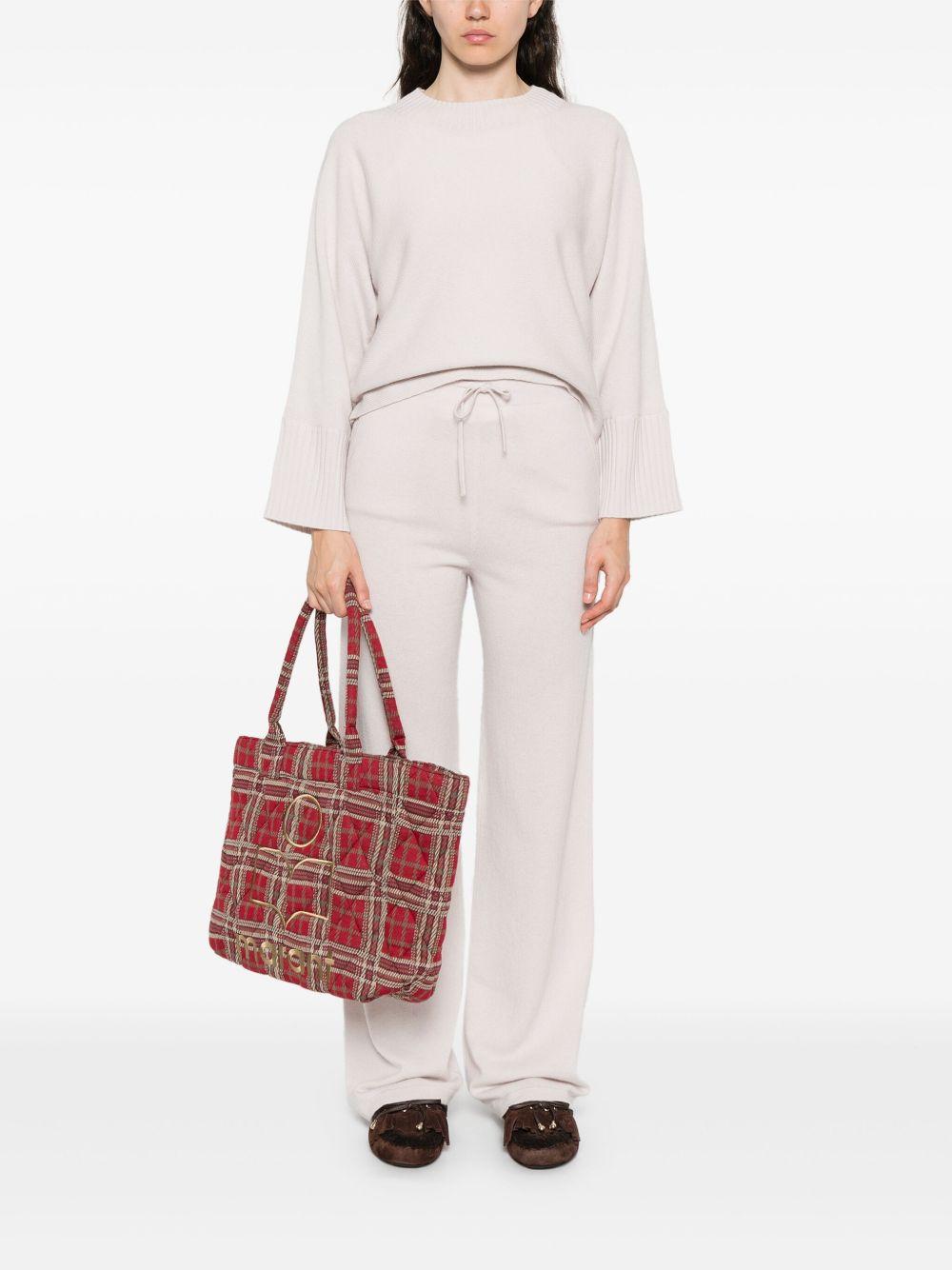 ALPHA STUDIO Pantaloni morbidi in lana e cashmere