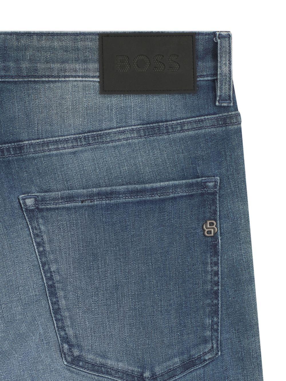 BOSS Jeans Delaware in denim di cotone blu