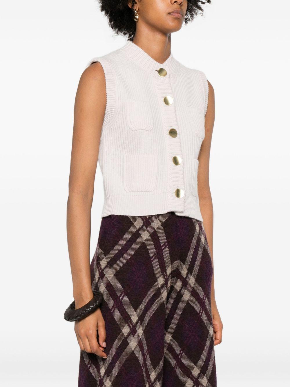 FORTE FORTE Gilet in maglia con bottoni