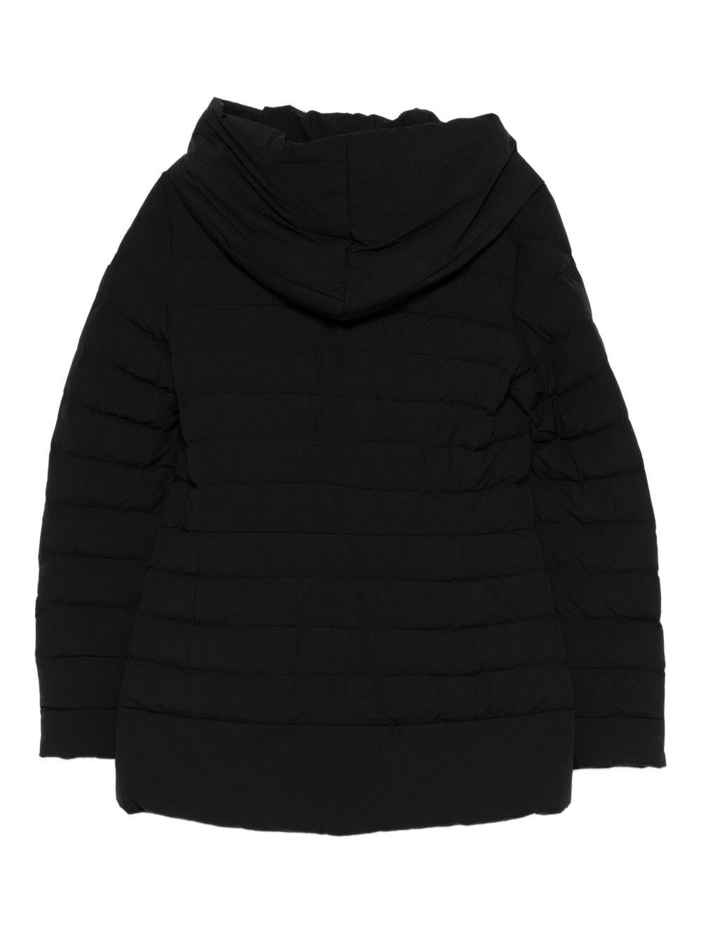 PEUTEREY Piumino lungo 'Campbell' nero