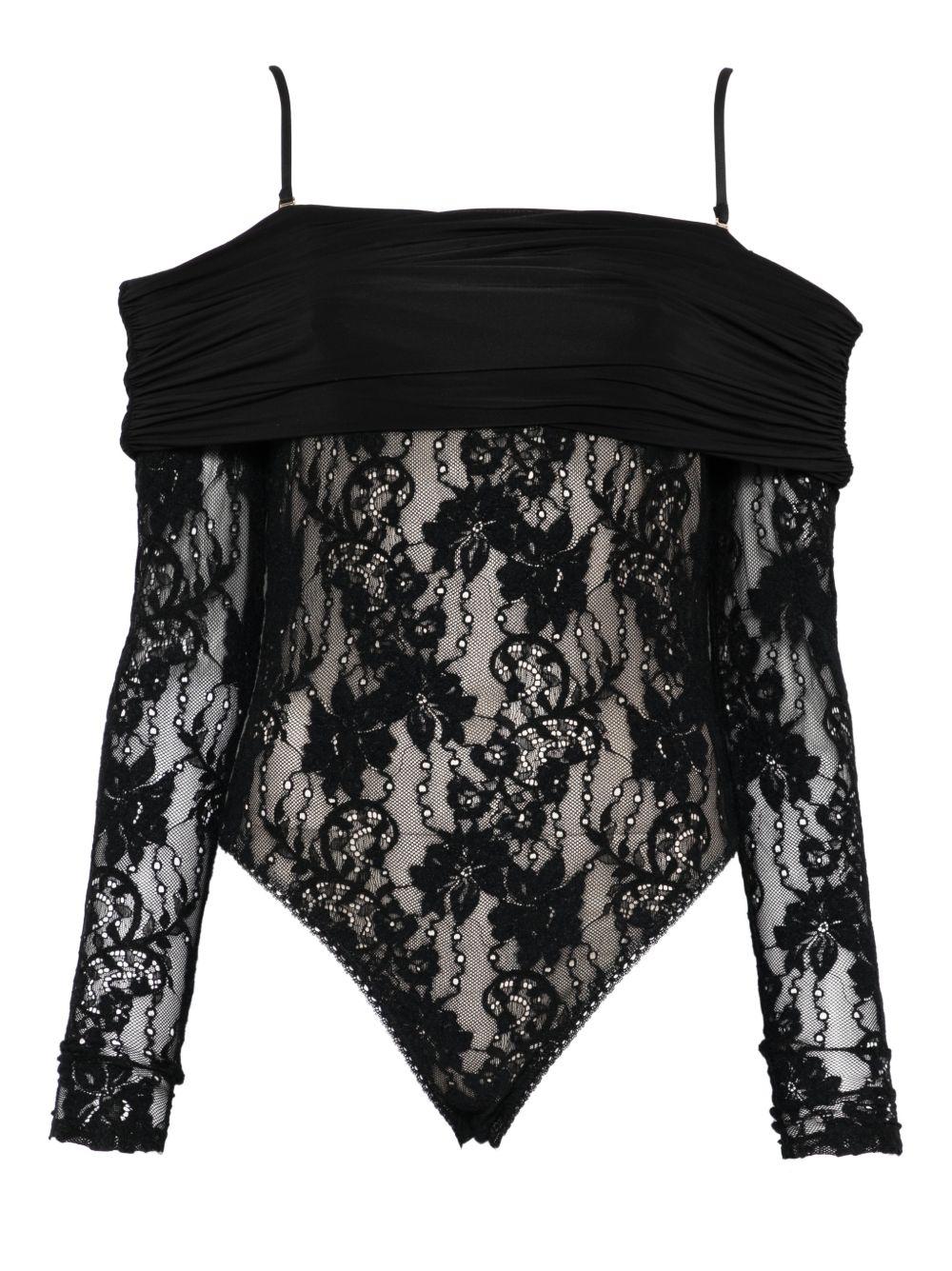 ZIMMERMANN Body in pizzo nero