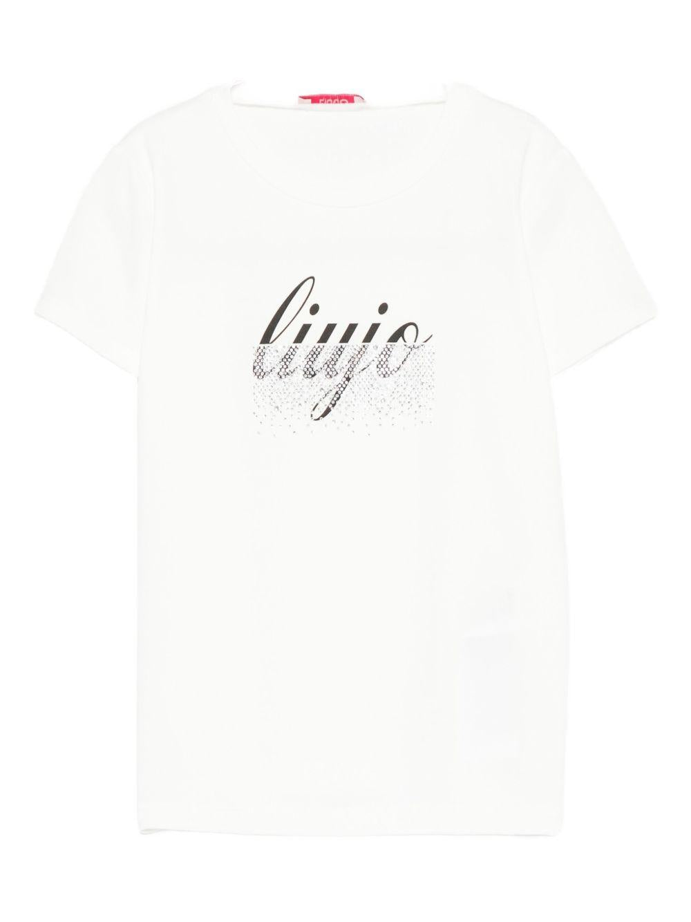 LIUJO T-shirt a maniche corte con logo