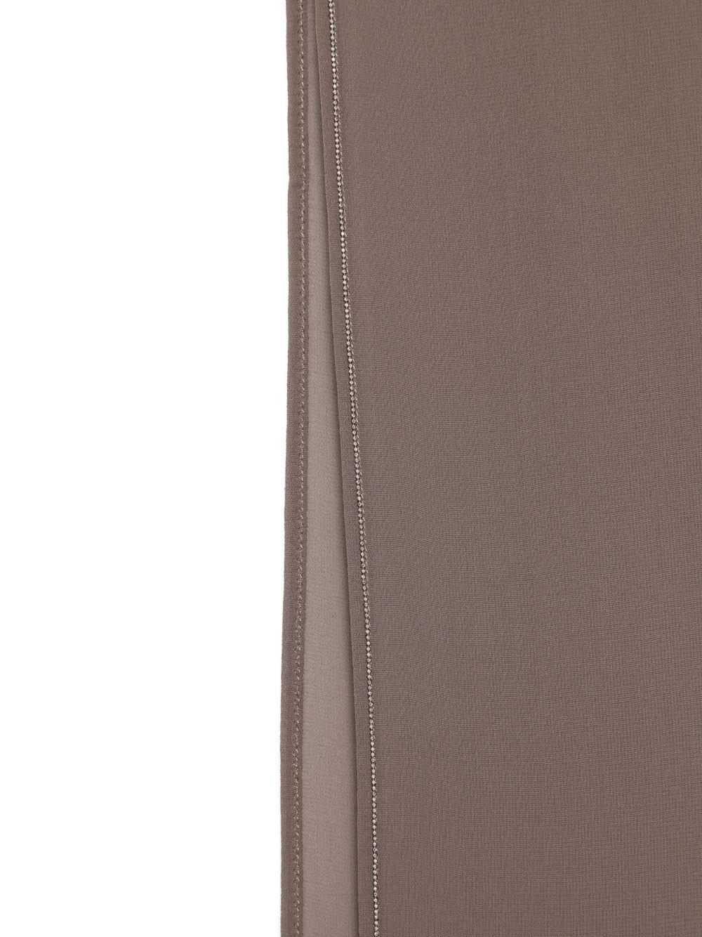 PESERICO Sciarpa foulard color tortora