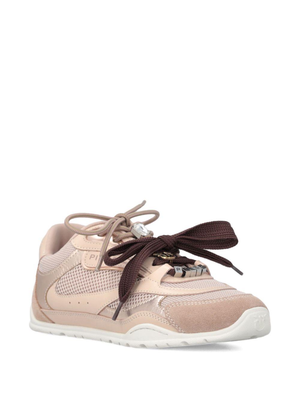 PINKO Sneakers con logo rosa 'Yulia'