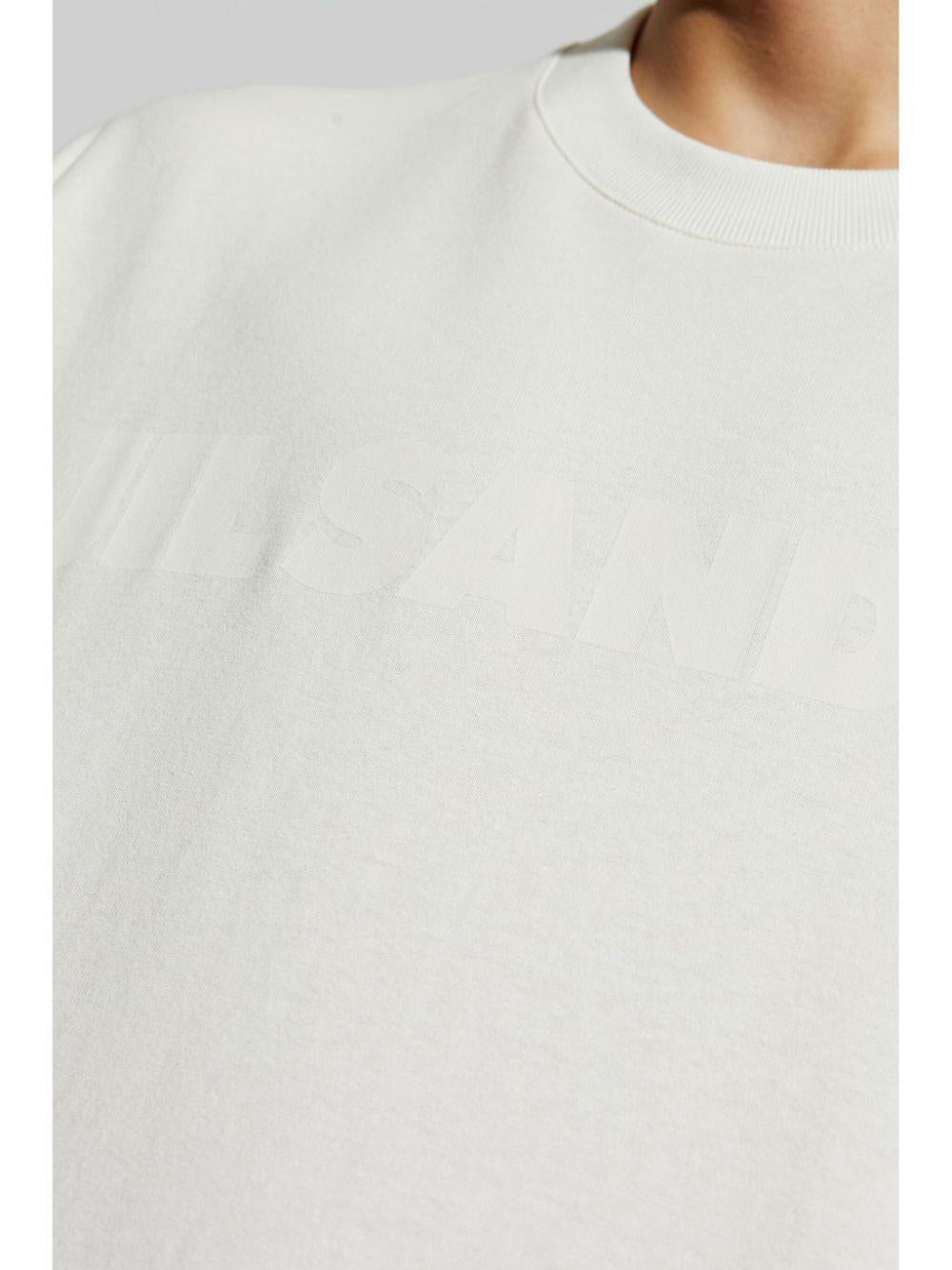 JIL SANDER T-shirt con stampa del logo sulla parte anteriore