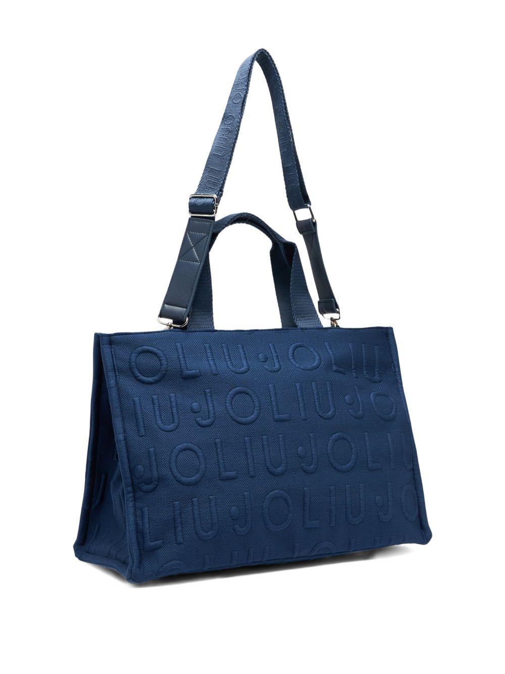 LIUJO Borsa tote color petrolio