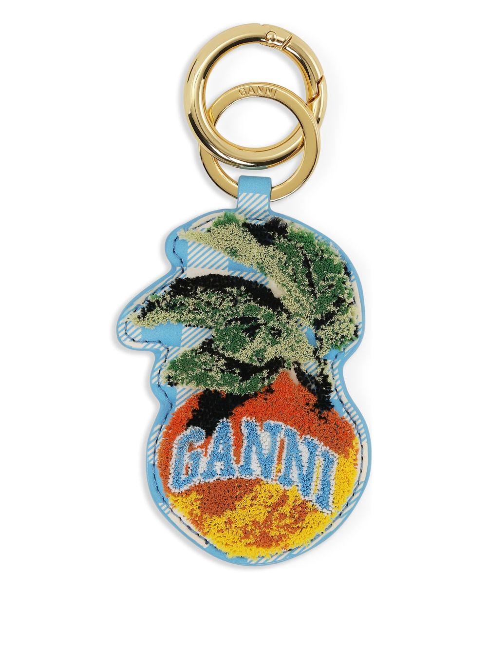 GANNI Portachiavi a forma di mela