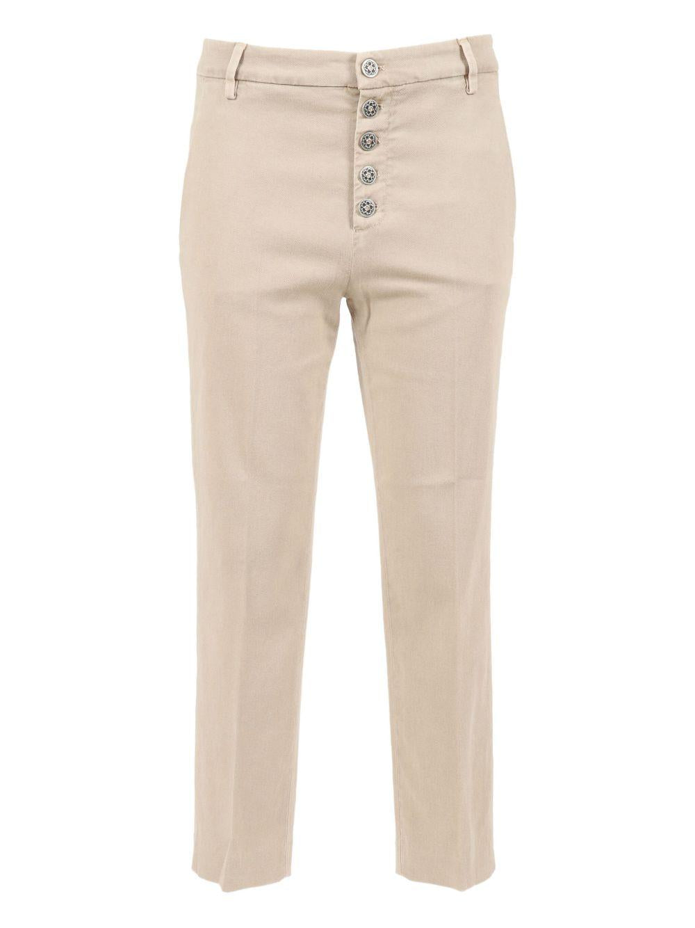 DONDUP Pantaloni 'Nima' in cotone beige