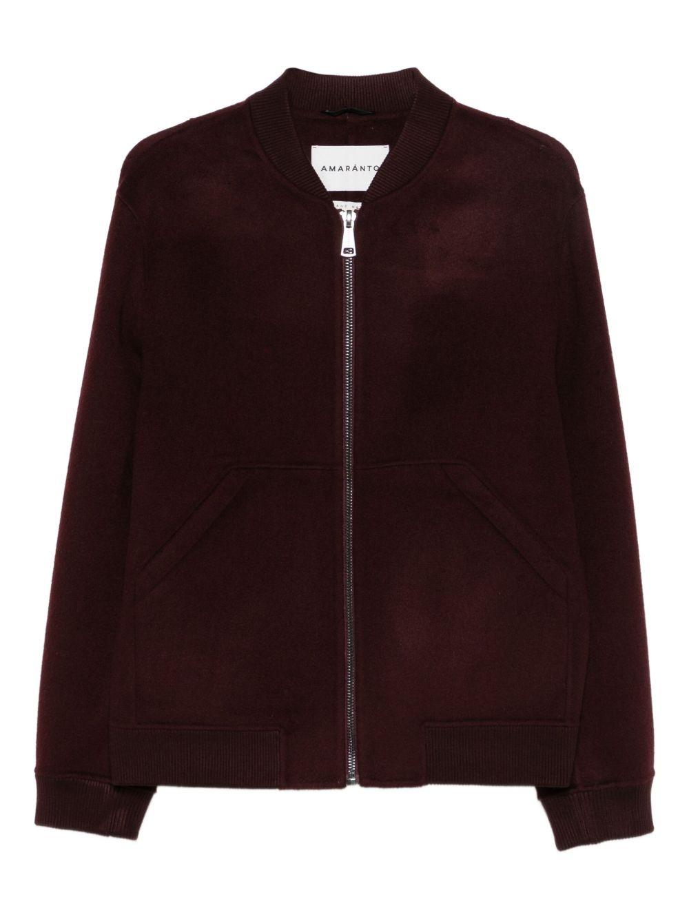 AMARANTO Bomber con zip