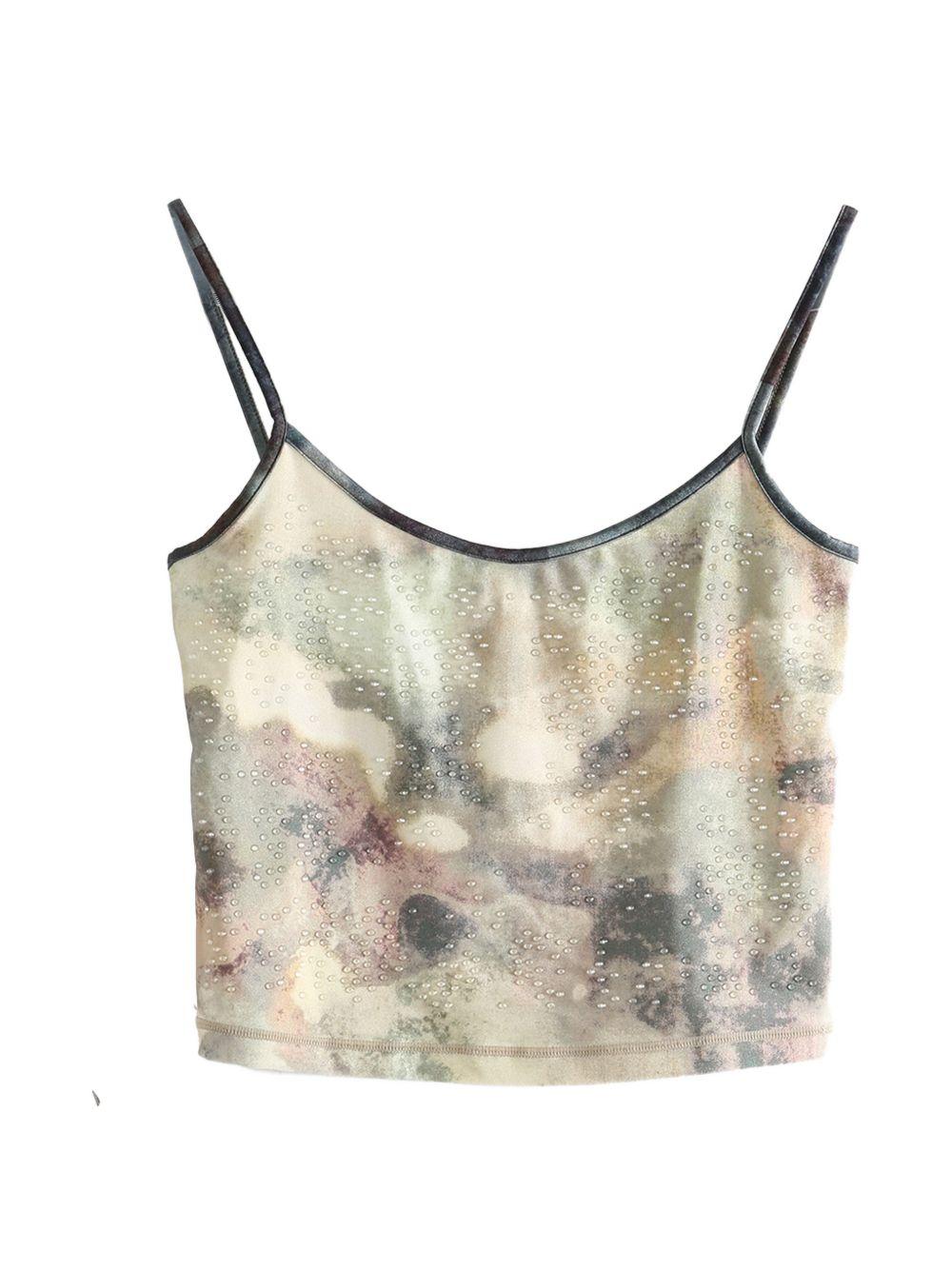 DIESEL Top con stampa all-over