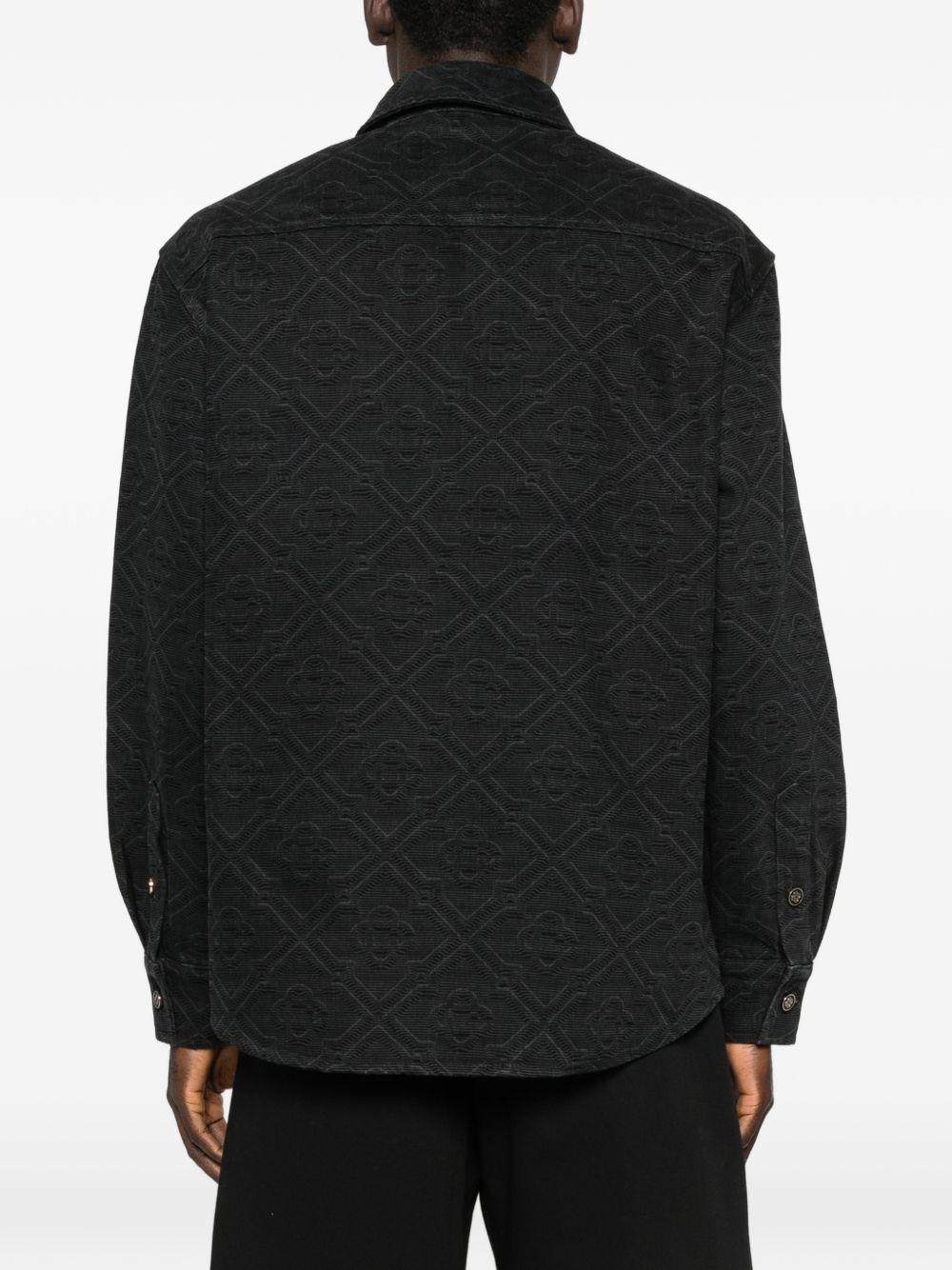 CASABLANCA Camicia con motivo monogram all over