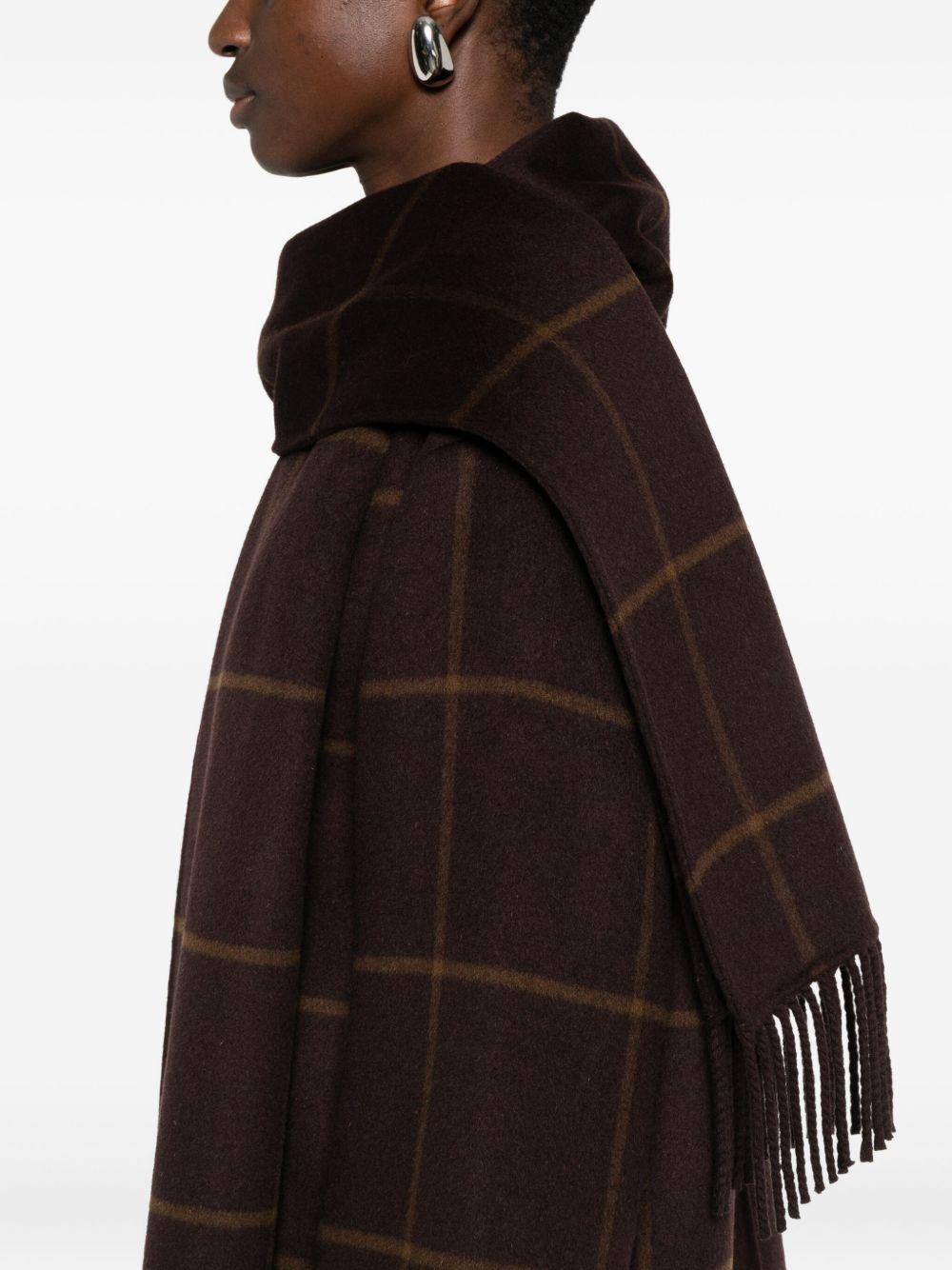 YERSE Cappotto corto con sciarpa