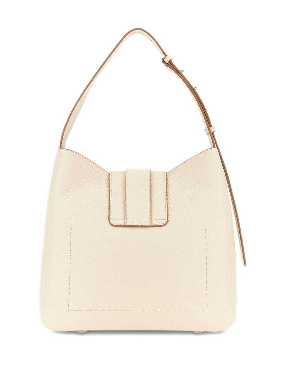 HOGAN Borsa a spalla in pelle panna