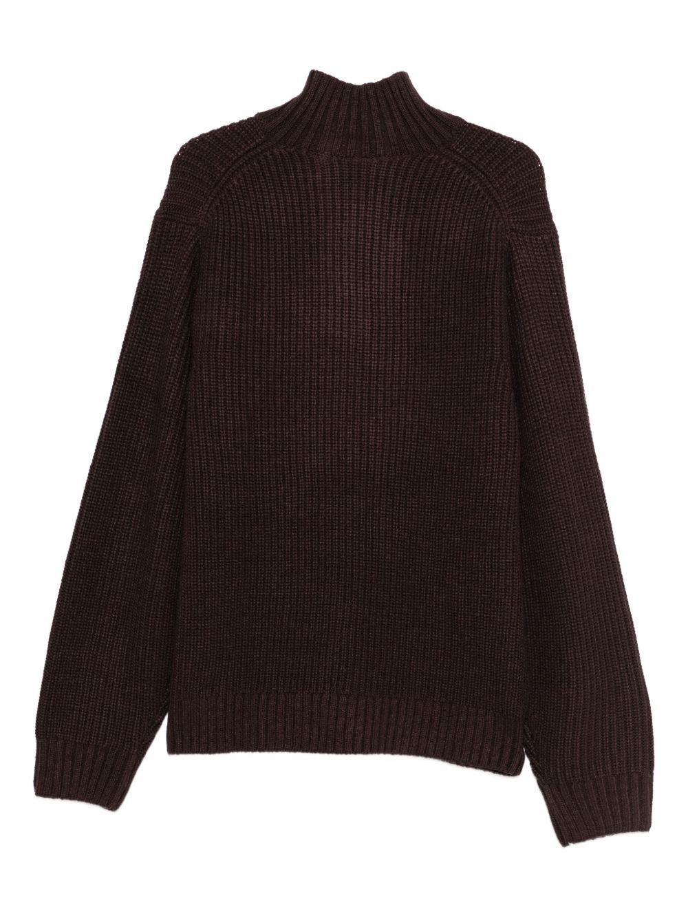 CARHARTT WIP Maglia marrone a collo alto