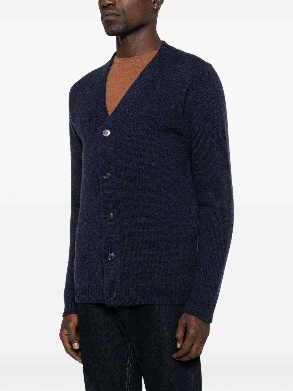 DANIELE FIESOLI Cardigan blu con scollo a V