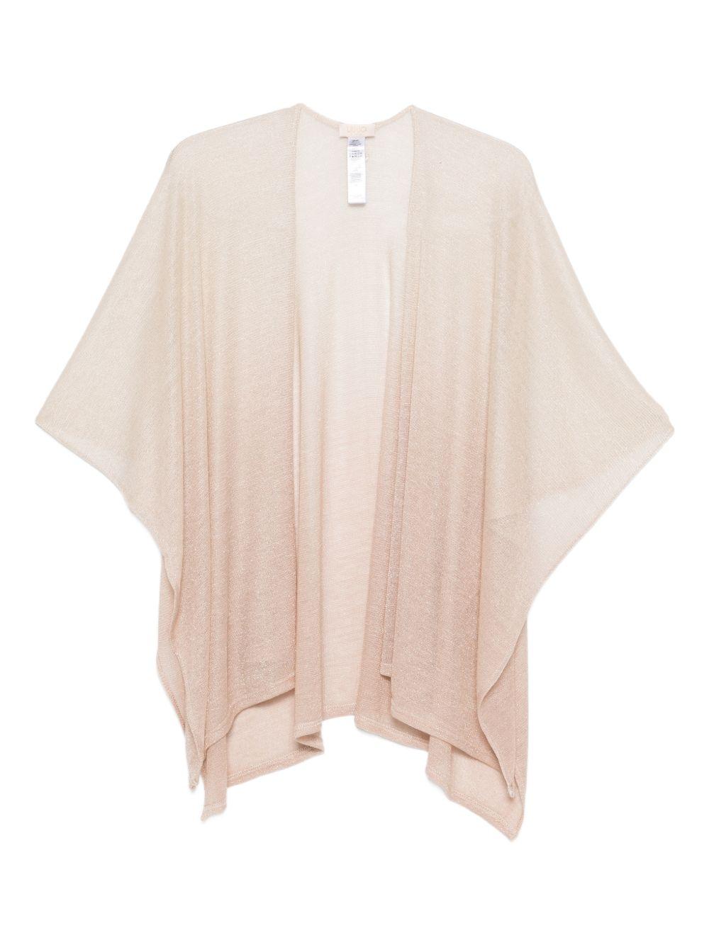 LIUJO Mantella elegante beige semitrasparente