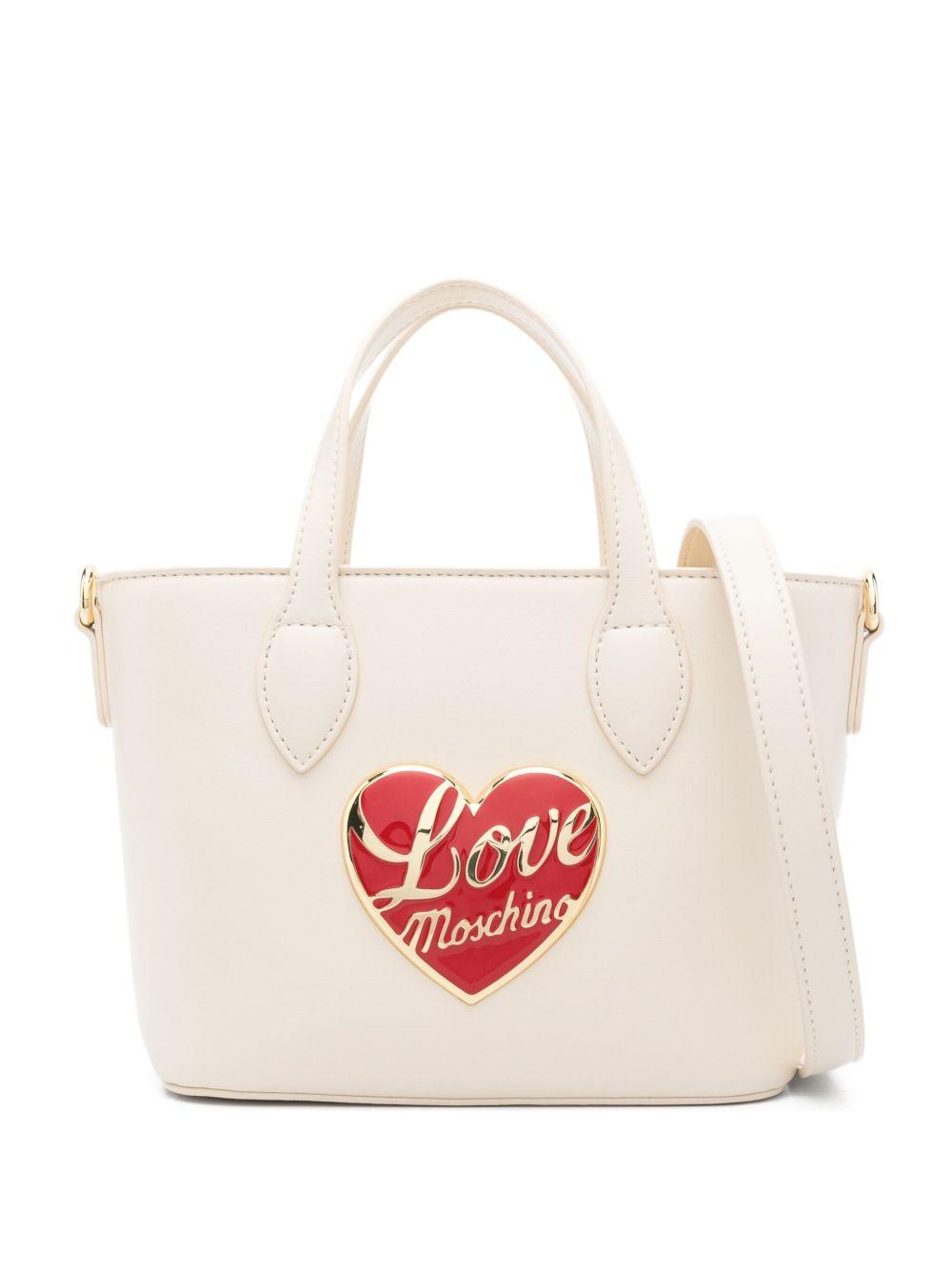 LOVE MOSCHINO Borsa a mano con lettering dorato