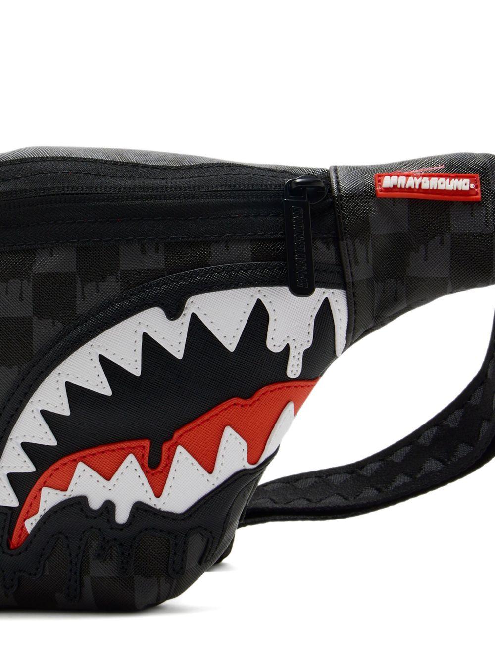 SPRAYGROUND Marsupio 'Sawtooth Sharks In Paris Crossover' nero