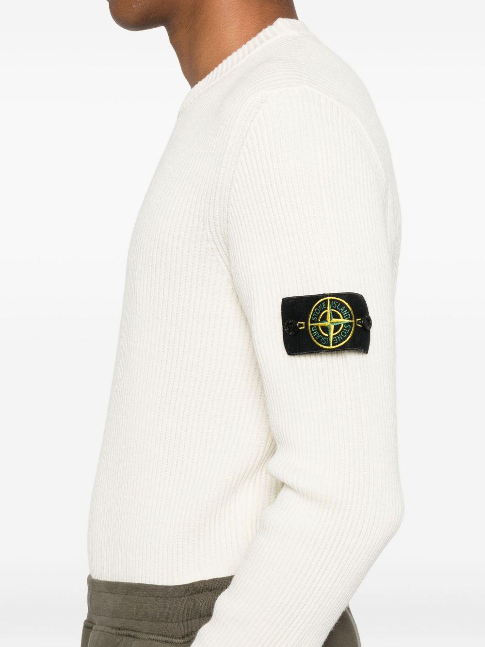 STONE ISLAND Maglia girocollo con patch logo