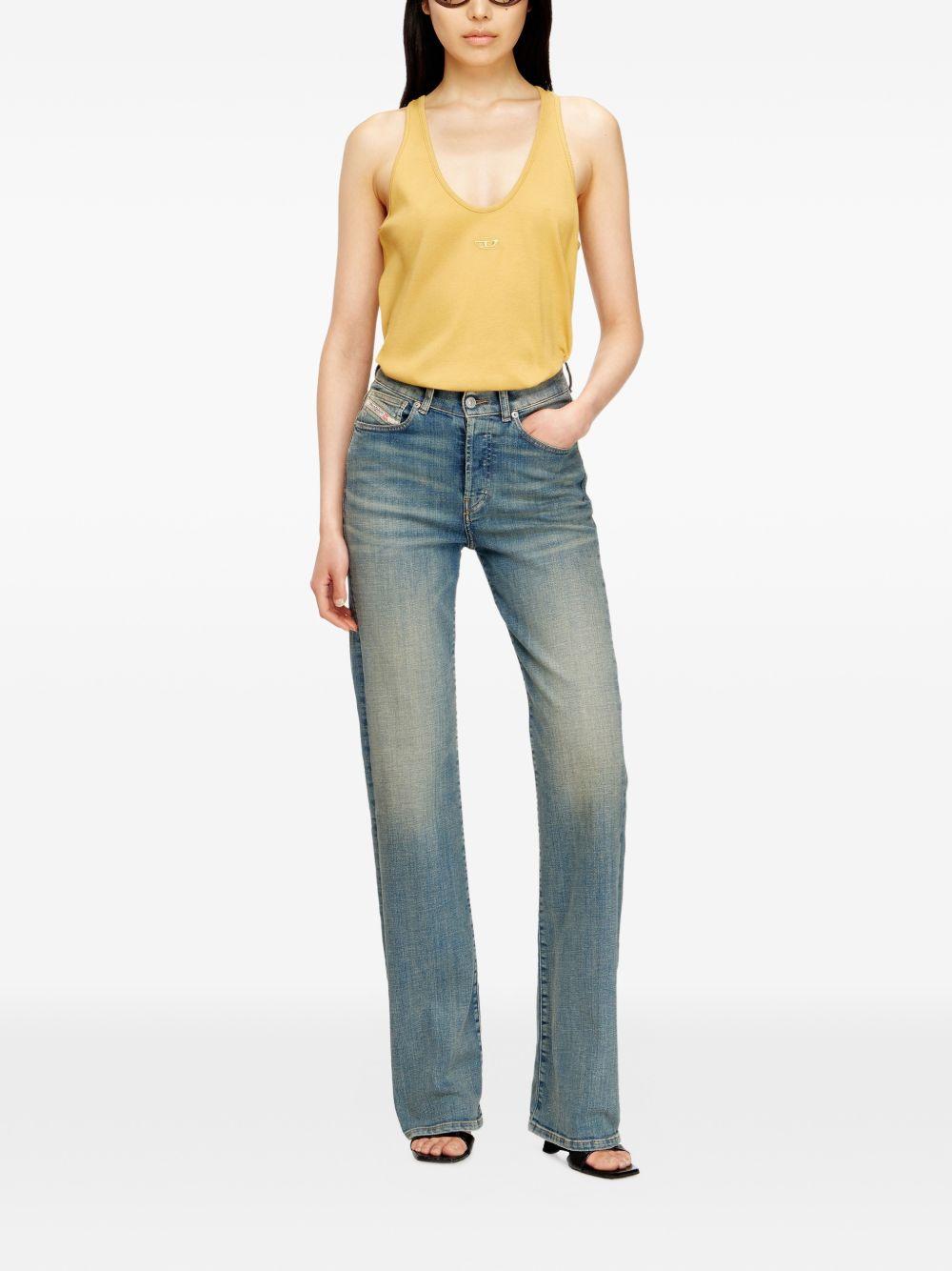 DIESEL Jeans in cotone dall'effetto invecchiato