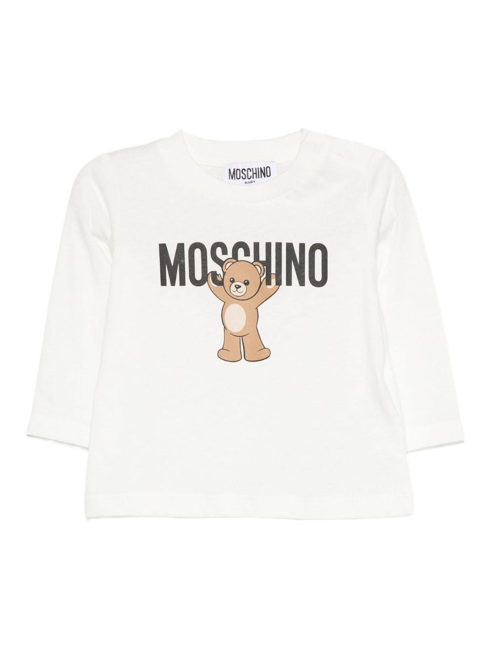 MOSCHINO T-shirt in cotone con stampa