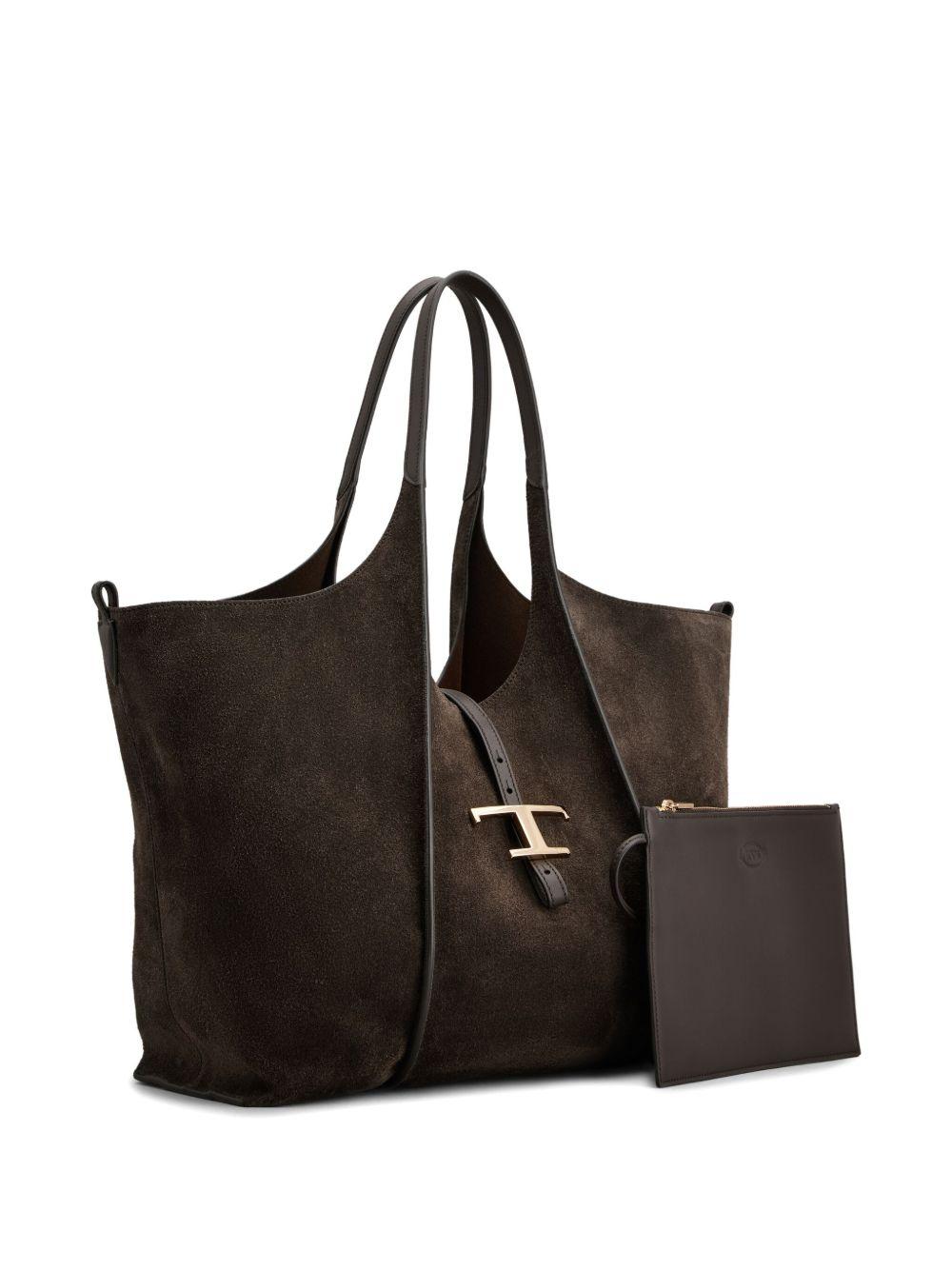 TODS Borsa marrone in suede
