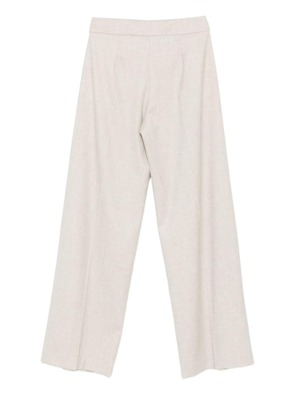 D EXTERIOR Pantaloni color gesso